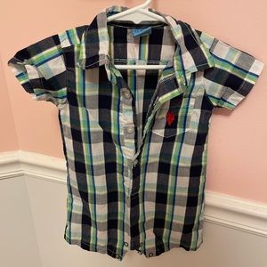 US Polo Assn Baby Romper